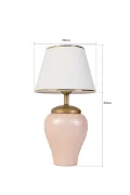 Terrestre Ceramic Lampshade Powder White Buy Terrestre Ceramic Lampshade Powder White