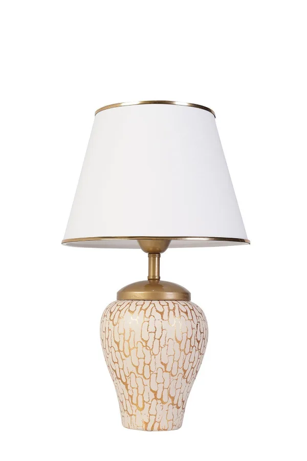 Gloire Handmade Ceramic Lampshade Powder White