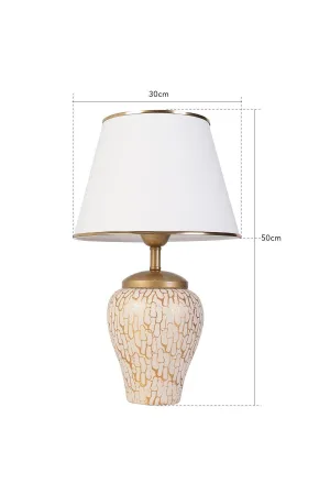 Gloire Handmade Ceramic Lampshade Powder White Gloire Handmade Ceramic Lampshade Powder White