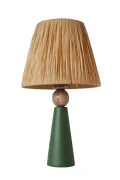 Amande Handmade Ceramic Lampshade Green - Wicker Multicolor