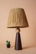 Amande Ceramic Lampshade - Brown