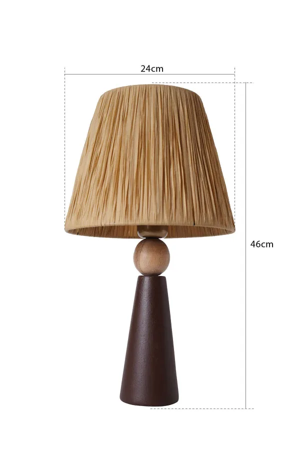 Amande Ceramic Lampshade - Brown