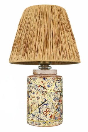 Marbrure Handmade Ceramic Lampshade Cream