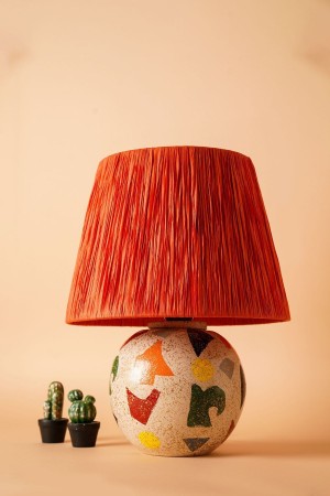 Carte Handmade Ceramic Lampshade Orange