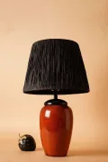 Date Handmade Ceramic Lampshade Black