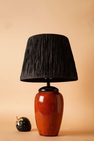Date Handmade Ceramic Lampshade Black