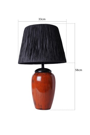 Date Handmade Ceramic Lampshade Black