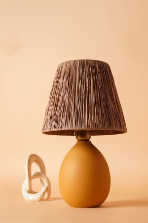 Rond Handmade Ceramic Lampshade Cream-orange