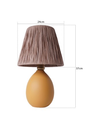 Rond Handmade Ceramic Lampshade Cream-orange