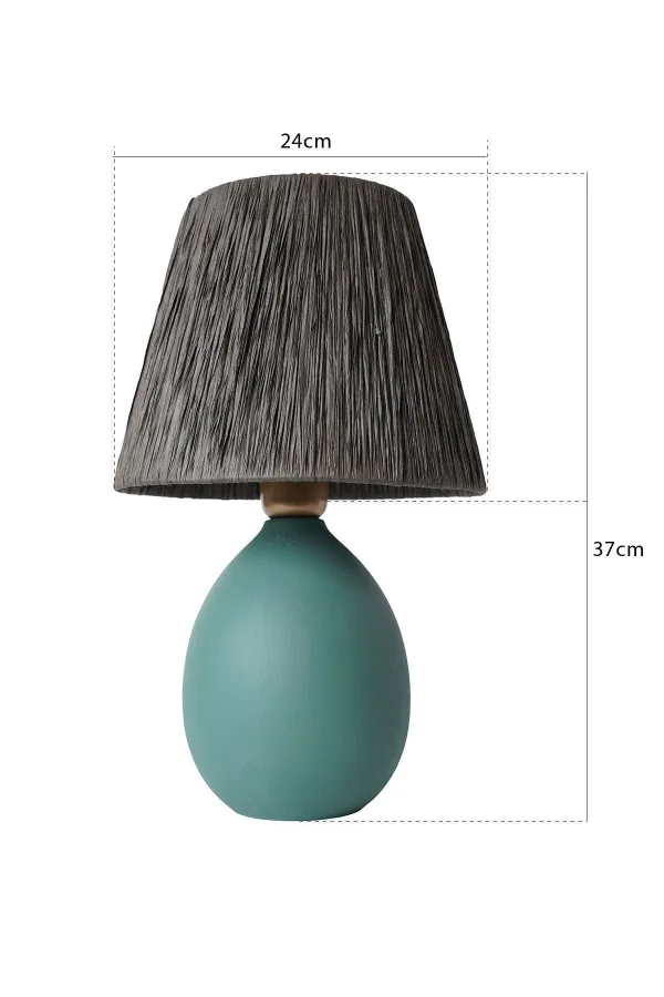 Rond Handmade Ceramic Lampshade Water Green - Gray Buy Rond Handmade Ceramic Lampshade Water Green - Gray