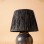 Framboise Handmade Ceramic Lampshade Gray