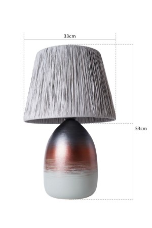 Clown Handmade Ceramic Lampshade Gray - Silver - Narcissus