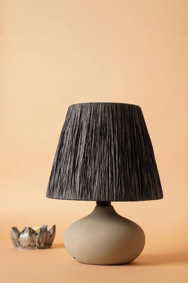 Chemin Handmade Ceramic Lampshade Gray Buy Chemin Handmade Ceramic Lampshade Gray