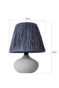 Chemin Handmade Ceramic Lampshade Gray Buy Chemin Handmade Ceramic Lampshade Gray