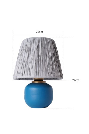 Tournant Handmade Ceramic Lampshade Blue - Grey
