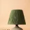 Modern Chemin Handmade Ceramic Lampshade Green