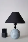 Batiment Handmade Ceramic Lampshade Black - Light Blue Buy Batiment Handmade Ceramic Lampshade Black - Light Blue