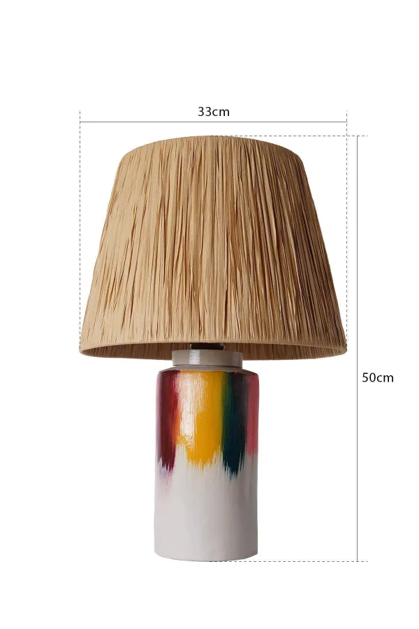 Foudre Handmade Ceramic Lampshade Wicker-yellow-red-green-pink Buy Foudre Handmade Ceramic Lampshade Wicker-yellow-red-green-pink