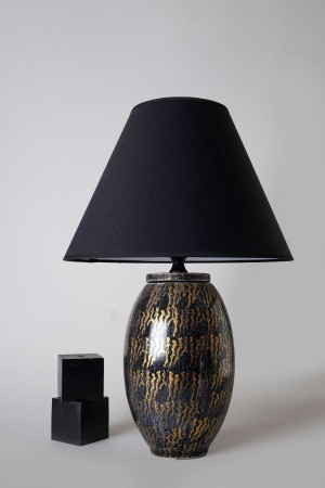 Rocher Handmade Ceramic Lampshade Black