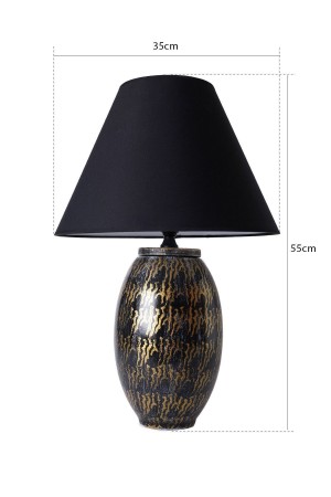 Rocher Handmade Ceramic Lampshade Black