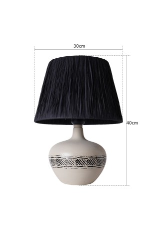 Vert Handmade Ceramic Lampshade Stone Color-black