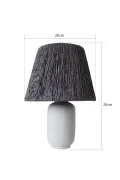 Tunita Ceramic Lampshade Gray