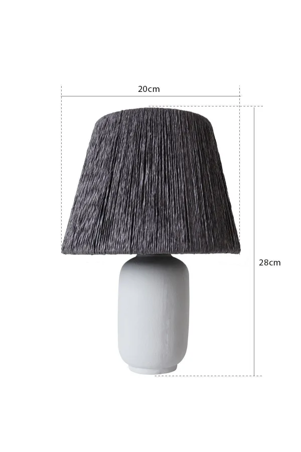 Tunita Ceramic Lampshade Gray