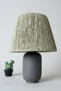 Tunita Ceramic Lampshade Anthracite Grey Green
