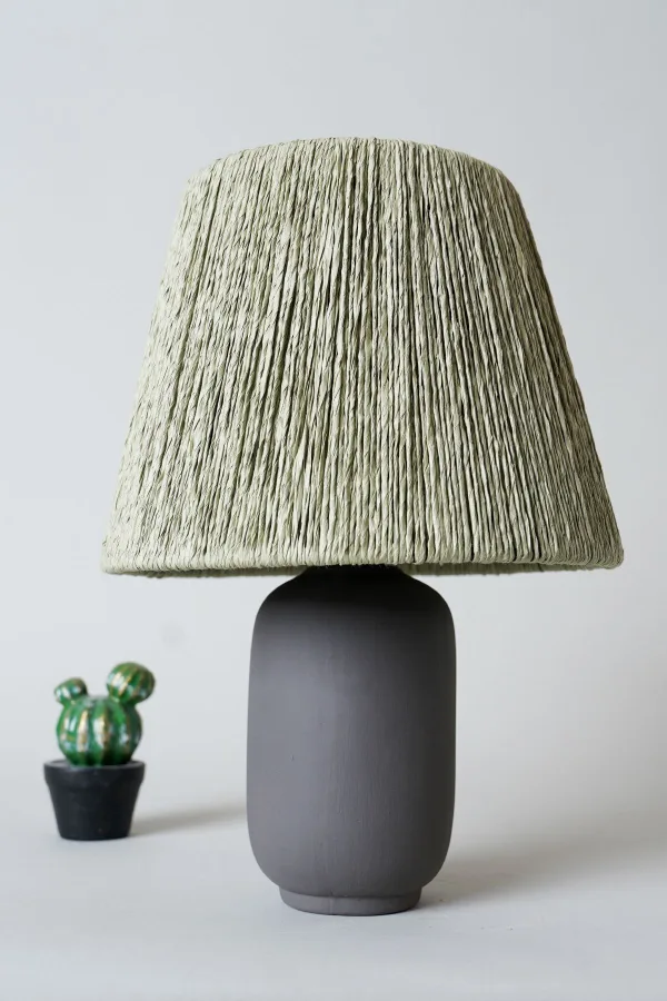 Tunita Ceramic Lampshade Anthracite Grey Green