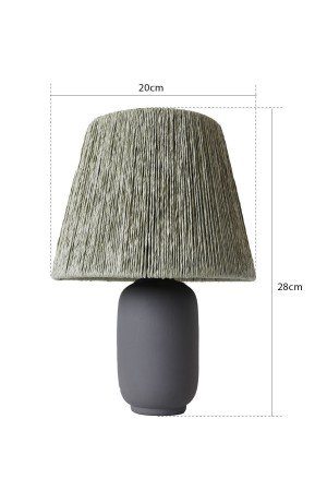 Tunita Ceramic Lampshade Anthracite Grey Green