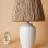 Crochet Handmade Ceramic Lampshade White Wicker