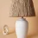 Crochet Handmade Ceramic Lampshade White Wicker