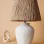 Modern Desir Handmade Ceramic Lampshade White Wicker