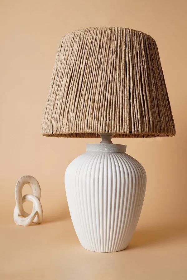 Modern Desir Handmade Ceramic Lampshade White Wicker Buy Modern Desir Handmade Ceramic Lampshade White Wicker