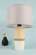 Tachete Ceramic Lampshade Yellow Grey