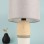 Tachete Ceramic Lampshade Yellow Grey