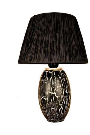 Zebre Ceramic Lampshade Black Gold