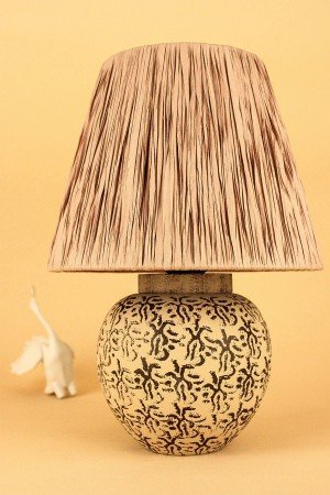 Paix Ceramic Lampshade Brown