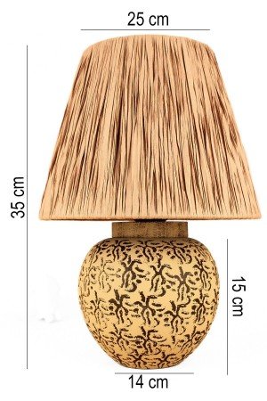 Paix Ceramic Lampshade Brown