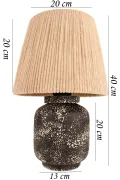 Durable Ceramic Lampshade Black Cream Buy Durable Ceramic Lampshade Black Cream