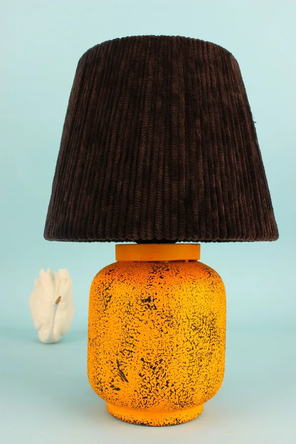 Poussin Ceramic Lampshade Orange Brown Buy Poussin Ceramic Lampshade Orange Brown