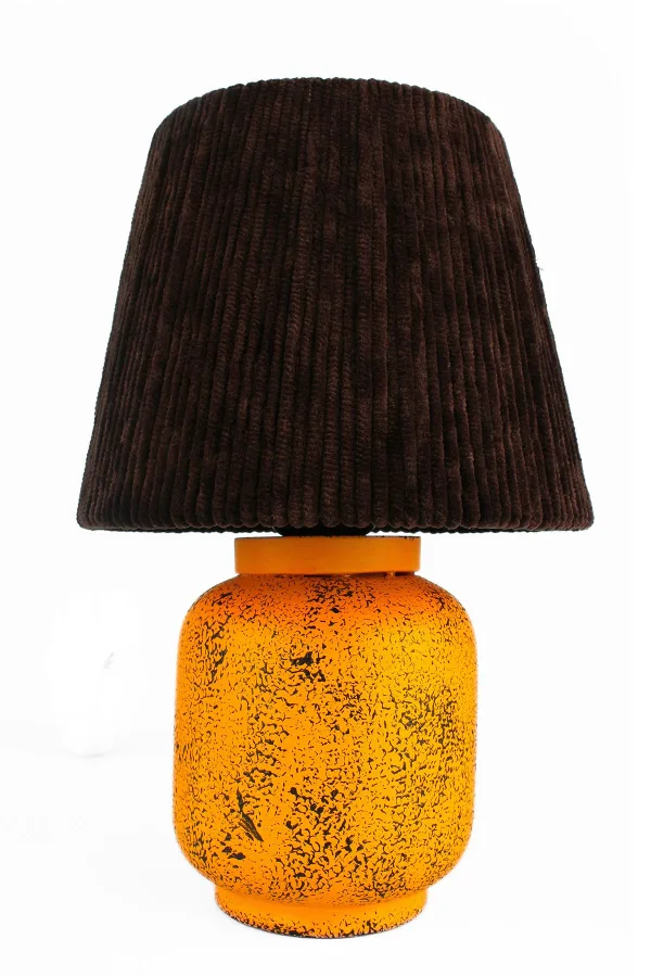 Poussin Ceramic Lampshade Orange Brown Buy Poussin Ceramic Lampshade Orange Brown