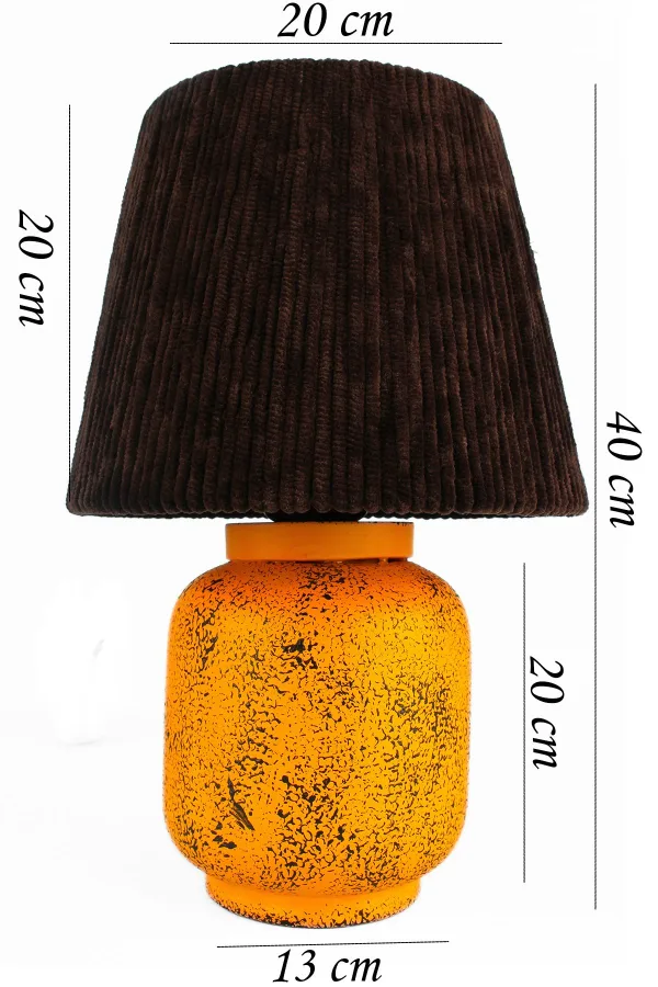 Poussin Ceramic Lampshade Orange Brown Buy Poussin Ceramic Lampshade Orange Brown