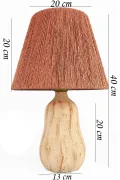 Cochon Ceramic Lampshade Cream Natural