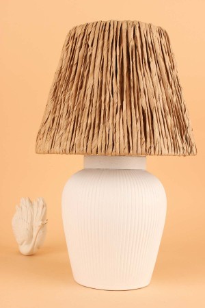 Achat Ceramic Lampshade White Wicker
