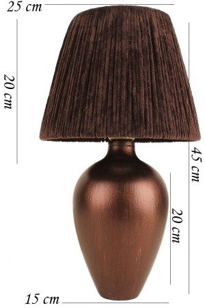 Nana Ceramic Lampshade Brown