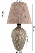 Pion Ceramic Lampshade Gray White Buy Pion Ceramic Lampshade Gray White