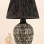 Bonte Ceramic Lampshade Black Cream