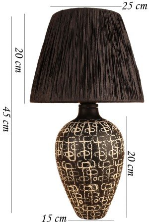 Bonte Ceramic Lampshade Black Cream