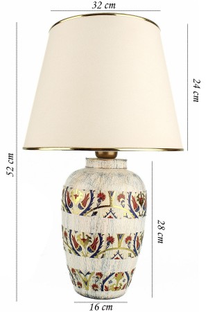 Hiver Patterned Handmade Ceramic Lampshade Colorful